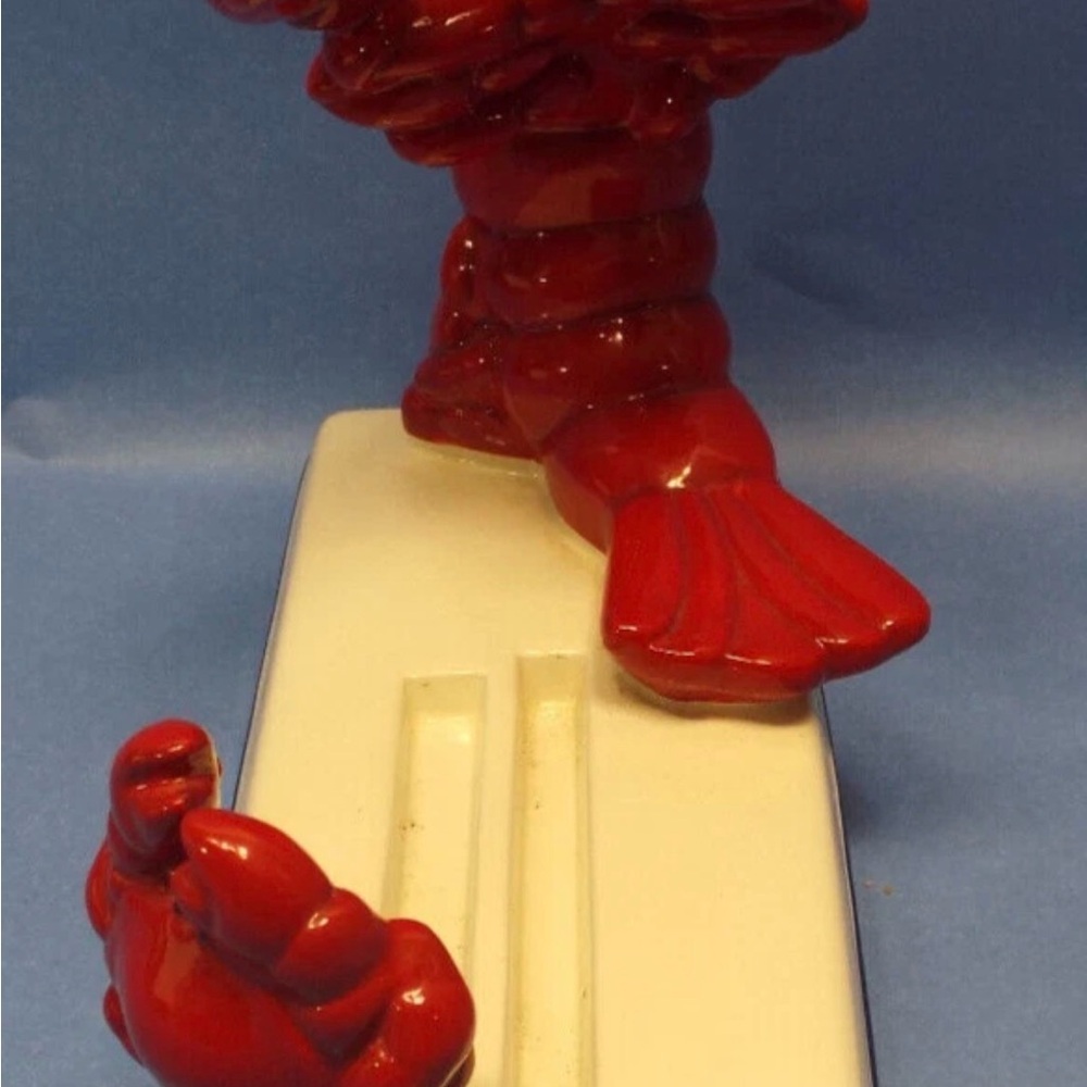 🦞🦞🦞BOGOHO🦞🦞🦞Red Lobster and Crab Ceramic Art Piece - Picture 3 of 6